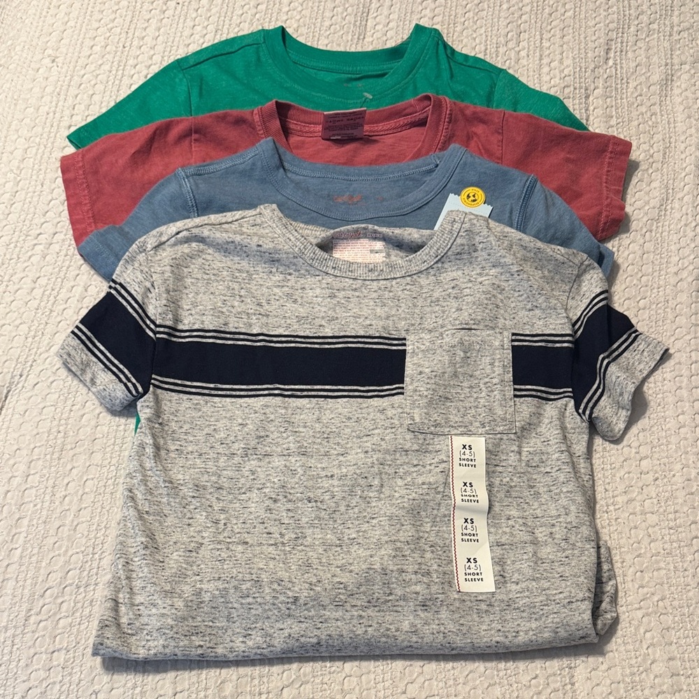 Colorful Kids' Short Sleeve T-Shirt Pack